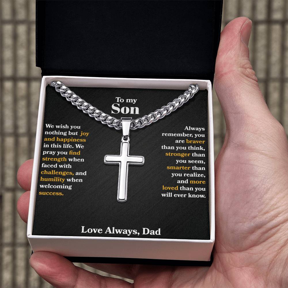 Son - We Wish You Nothing But Joy - Love Dad