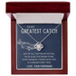The Greatest Catch - Love Your Fisherman - Love Knot Necklace