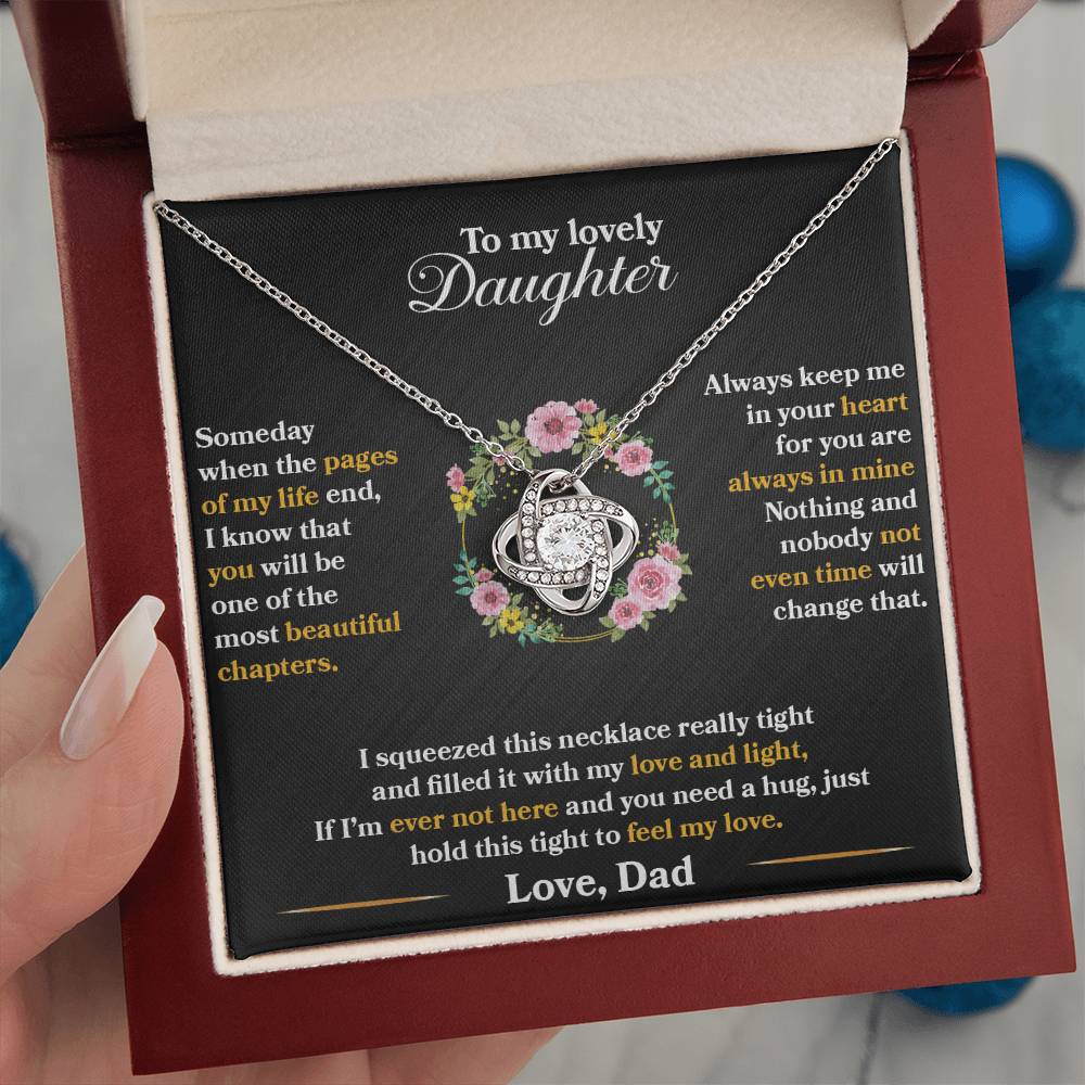 Daughter - Always Keep Me In Your Heart - Love Dad - INCLUDES FREE SHIPPING