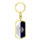 To My Badass Granddaughter - KeyChain