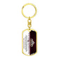 To My Badass Granddaughter - Red KeyChain