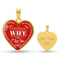 To My Gorgeous Wife - Red