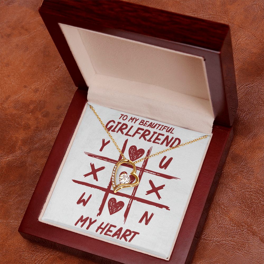 To My Beautiful Girlfriend - Forever Love Necklace