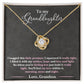Granddaughter - I Hugged This Little Pendant - Love Grandma