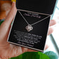 To My Stunning - Smokin Hot Wife - Love Knot Necklace