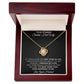 To My Stunning - Smokin Hot Wife - Love Knot Necklace