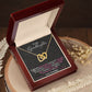To My Granddaughter - I Hugged This Little Pendant - Love Grandpa