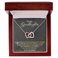 Granddaughter - I Hugged This Little Pendant - Love Grandma