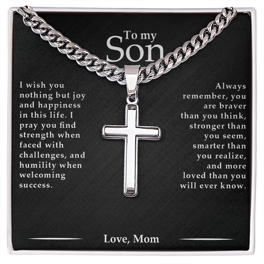Son - I wish You Nothing But Joy - Love Mom